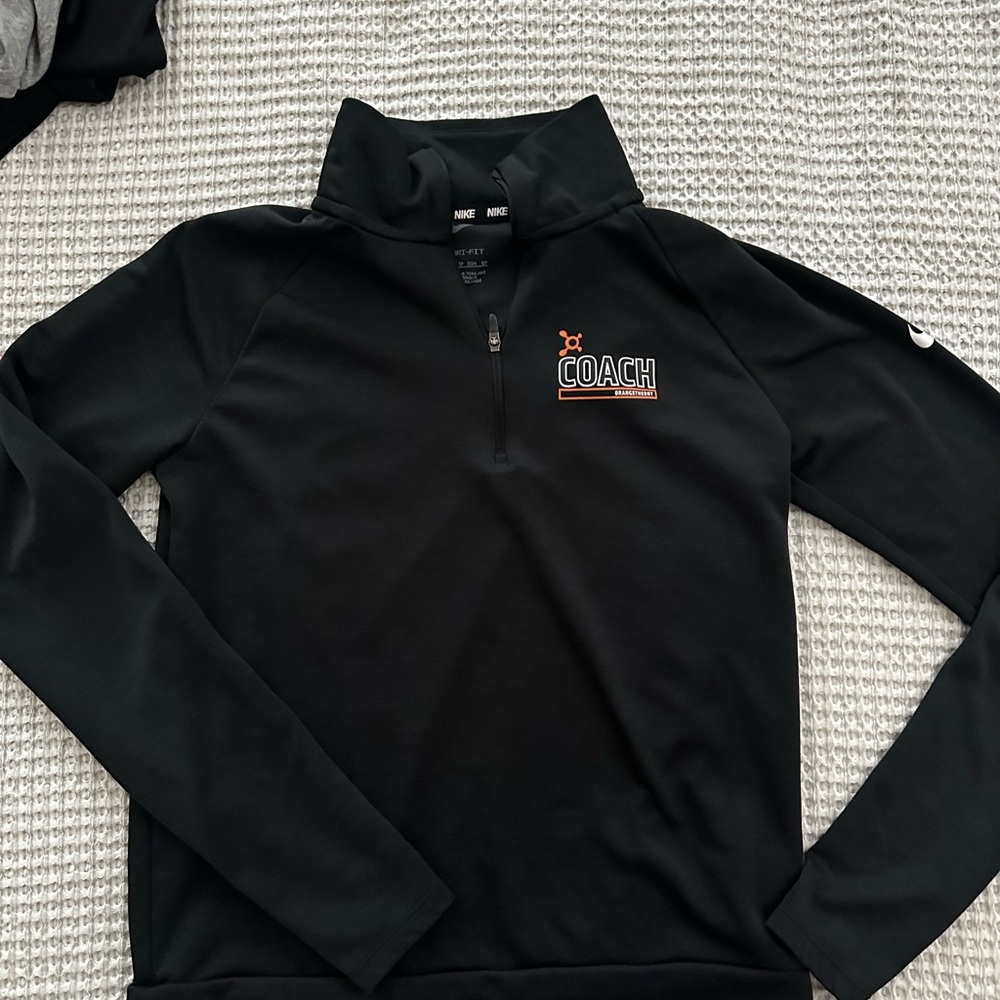 Women’s Orangetheory Coach Black Long Sleeve Quarter Zip